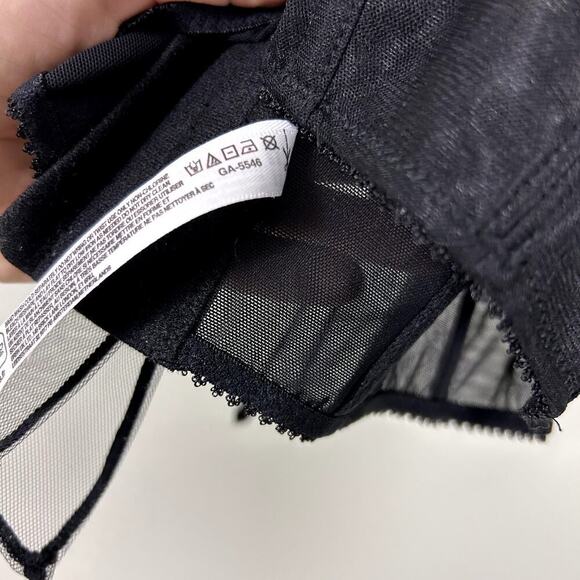 Urban Outfitters Out from Under Black Mesh Corset Halter Sexy Lingerie Top Small - Picture 8 of 8